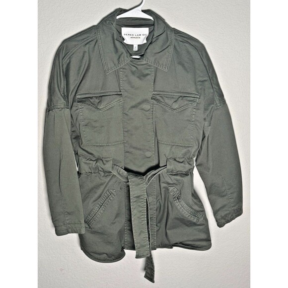 Derek Lam IOC Athleta Army Jacket Khaki Green Womens Size Extra Small XS VGC - Picture 1 of 6